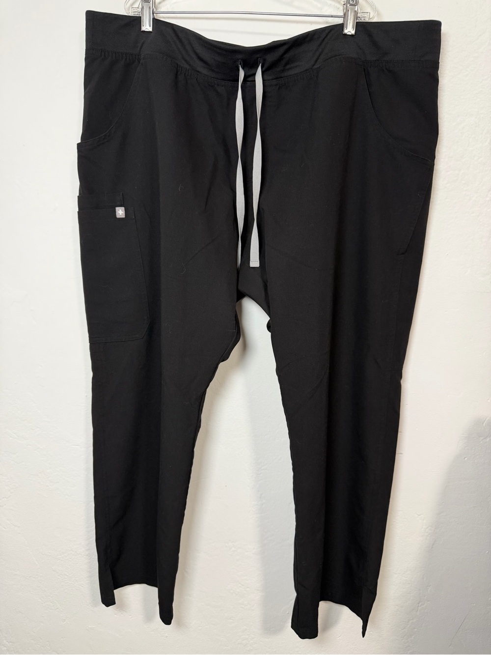 FIGS Kade Scrub Pants XXL Petite Black Stretch Medical Scrubs